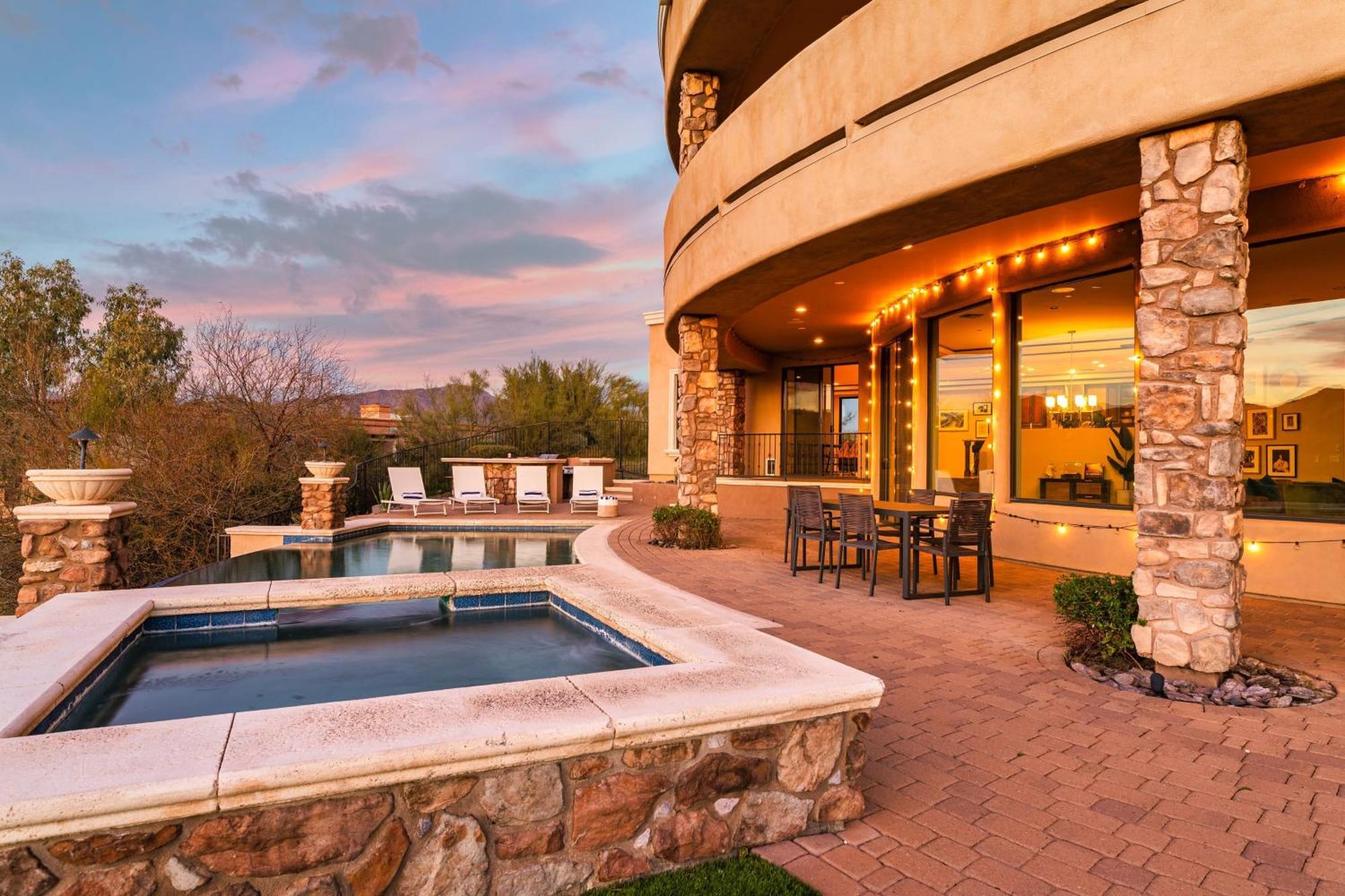 Sunbeam By Avantstay Elegant Private Desert Home W Infinity Pool Spa View Cave Creek Exterior foto